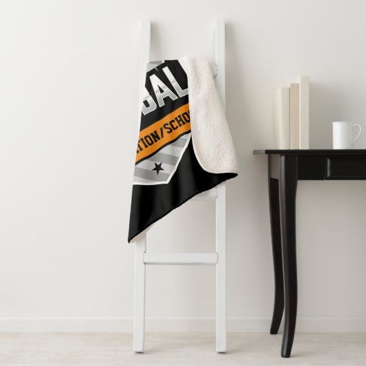 Volleybal ADD TEKST School Varsity Team Speler Sherpa Deken (In situ)