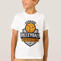 Volleybal ADD TEKST School Varsity Team Speler