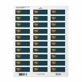 Volleybal Adreslabels Etiket (Full Sheet)