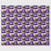 Volleybal Afstudeersport Paars Cadeaupapier (Vlak)