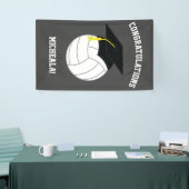 Volleybal Afstudeersporten Grijs Spandoek (Beurs)