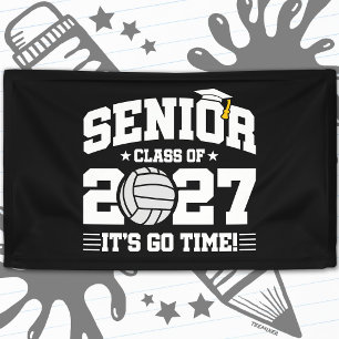 Volleybal Afstudeertijd Seniorklas 2027 Spandoek