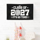 Volleybal Afstudeertijd Seniorklas 2027 Spandoek (Insitu)