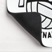 Volleybal Afstuderen 2025 Muismat (Hoek)