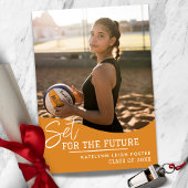 Volleybal Afstuderen Aankondiging Uitnodiging