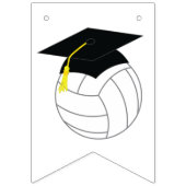 Volleybal Afstuderen Sport Vlaggetjes (Eerste vlag)