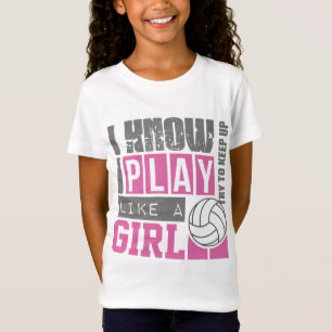 volleybal als een meisje t-shirt