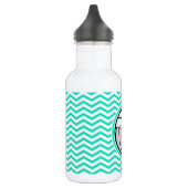 Volleybal; Aqua Green Chevron Waterfles (Links)