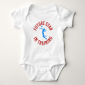 Volleybal Baby Bodysuit, Volleybal Gift Romper (Voorkant)