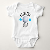 Volleybal Baby Bodysuit, Volleybal Gift Romper (Voorkant)