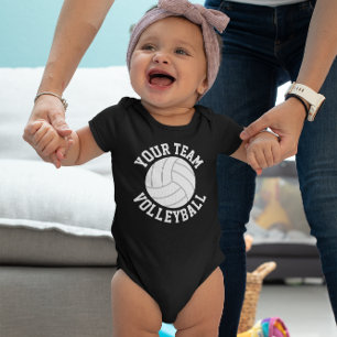 Volleybal Baby Teamnaam, Spelernaam en Nummer Romper