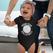 Volleybal Baby Teamnaam, Spelersnaam en Nummer Romper