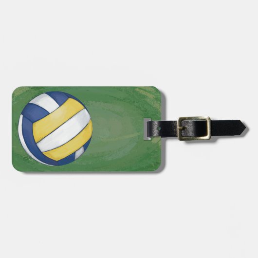 Volleybal Bagagelabel (Voorkant horizontaal)
