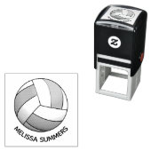 Volleybal Bal Aangepaste Naam Zelfinktende Stempel (In situ)