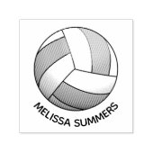 Volleybal Bal Aangepaste Naam Zelfinktende Stempel (Design)