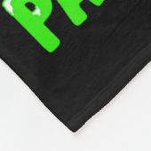 Volleybal bal Kerstman Hoed Kerstverlichting Grapp Fleece Deken (Hoek)