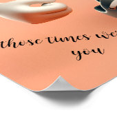 Volleybal Ball Karakter Coach Poster (Hoek)