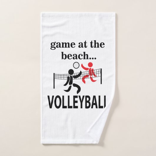 Volleybal Beach Sport Handdoek (Handdoek)