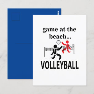 Volleybal Beachvolleybal Briefkaart