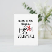 Volleybal Beachvolleybal Briefkaart (Staand voorkant)