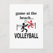 Volleybal Beachvolleybal Briefkaart (Voorkant)
