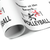 Volleybal Beachvolleybal Cadeaupapier (Rol Hoek)