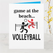 Volleybal Beachvolleybal Kaart (Gele Bloem)