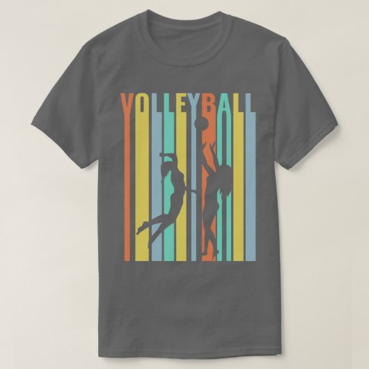 Volleybal Beachvolleybal Retro 1 T-shirt (Design voorkant)