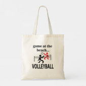 Volleybal Beachvolleybal Tote Bag (Achterkant)