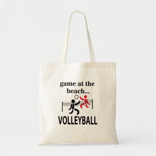 Volleybal Beachvolleybal Tote Bag (Voorkant)