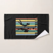 Volleybal Beachvolleyball Retro Handdoek (Handdoek)
