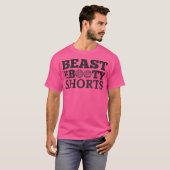Volleybal Beast in Booty Shorts Gym T-shirt (Voorkant volledig)
