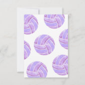 Volleybal bedankkaart (Achterkant)