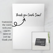 Volleybal Beste coach Ever Krijtbord Bedankkaart