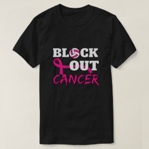 Volleybal Borstkanker Awareness Block Out T-shirt