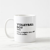 Volleybal Boy Funny Definitie Koffiemok (Links)