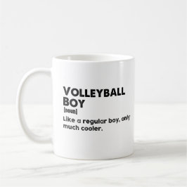 Volleybal Boy Funny Definitie Koffiemok