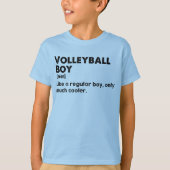 Volleybal Boy Funny Definitie T-shirt (Voorkant)
