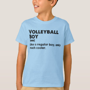 Volleybal Boy Funny Definitie T-shirt