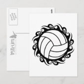volleybal briefkaart (Voorkant / Achterkant)