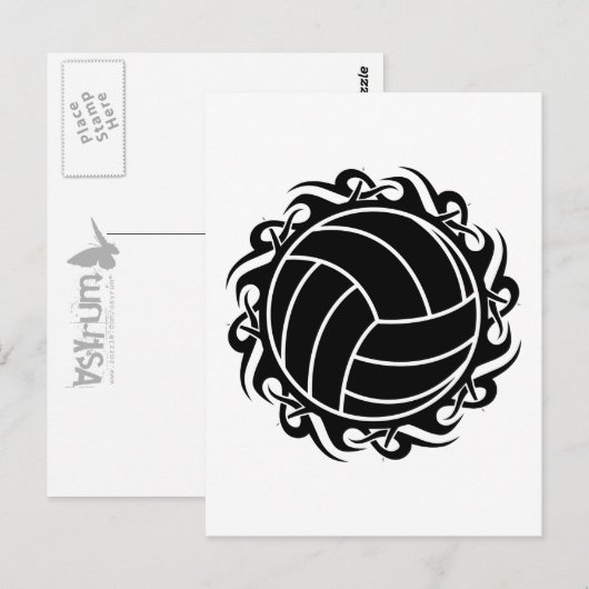 volleybal briefkaart (Voorkant / Achterkant)