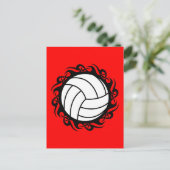 volleybal briefkaart (Staand voorkant)