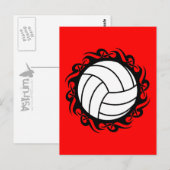 volleybal briefkaart (Voorkant / Achterkant)