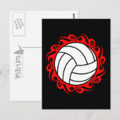 volleybal briefkaart (Voorkant / Achterkant)