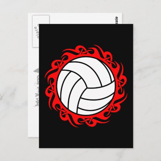 volleybal briefkaart (Voorkant / Achterkant)