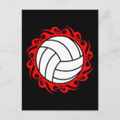 volleybal briefkaart (Voorkant)