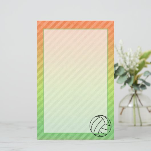 Volleybal; Briefpapier (Staand voorkant)