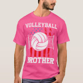 Volleybal broeder voor mannen en vrouwen t-shirt (Voorkant)