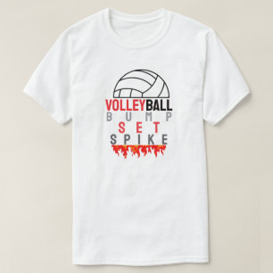 Volleybal Bump, set, spike T-shirt