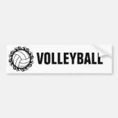 volleybal bumpersticker (Voorkant)
